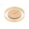 NeXtime laikrodis Wood Loop 3046, Ø30 cm, sieninis, medinis