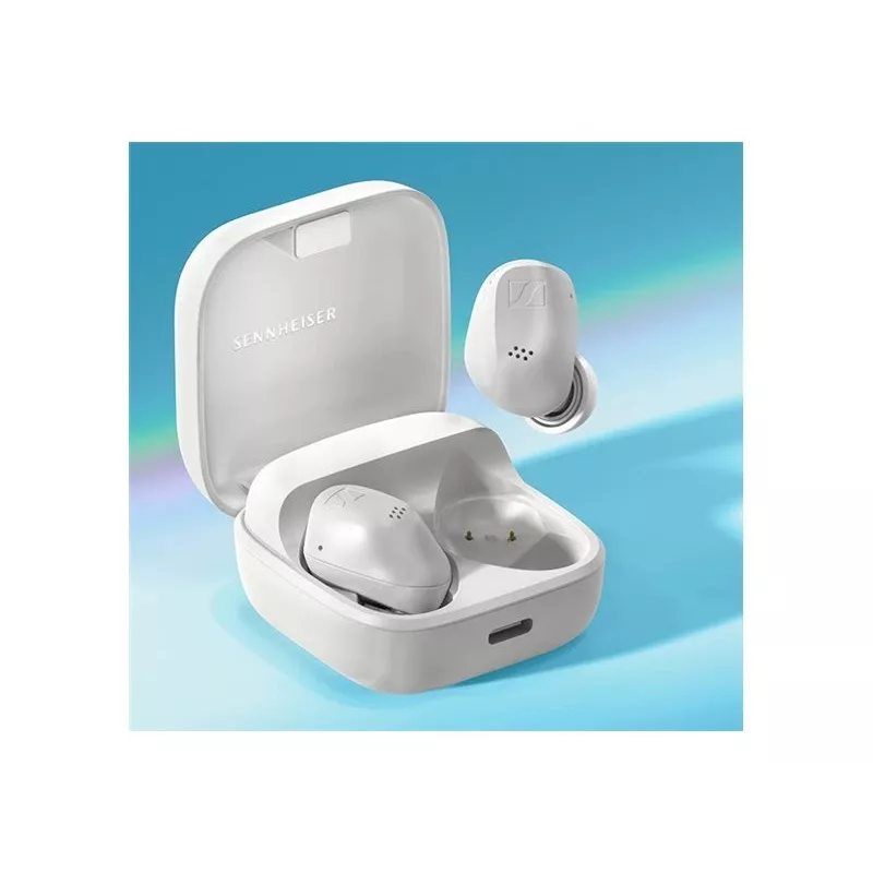 Sennheiser Accentum belaidės ausinės su triukšmo slopinimu, balta