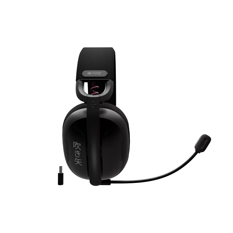 Genesis Fury Fukiya F6 belaidės ausinės žaidimams, Bluetooth, Over-Ear, mikrofonas, juodos