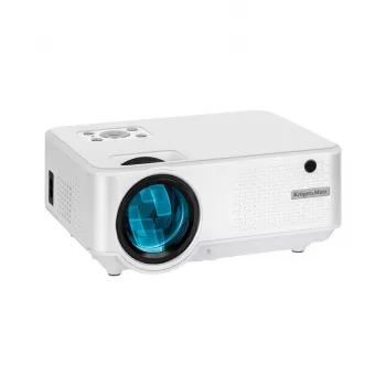 Projektorius standartinio fokusavimo kruger & matz V-LED20 FullHD 1080p 1920x1080, LED, 1.4:1 atstumo santykis, 15–150 colių ekranas, Bluetooth, 3W garsiakalbis