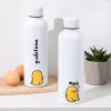 Paladone Gudetama metalinis vandens butelis – izoliuotas nerūdijančio plieno butelis su personažo dizainu