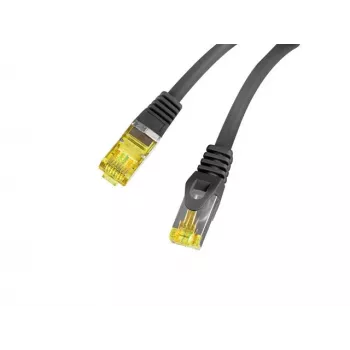 Tinklo kabelis Lanberg PCF6A-10CU-0025-BK RJ45 Cat6a 0,25 m juodas