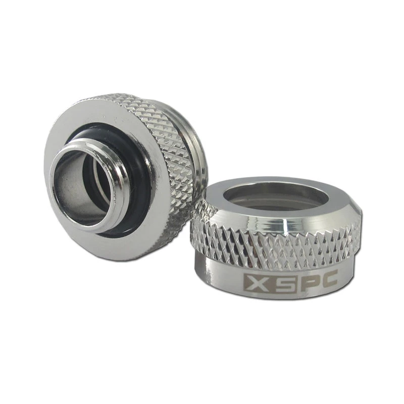 XSPC jungtis G1/4 iki 14 mm kietajam vamzdžiui, chromuota – 8 vnt.