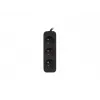LANBERG PS0-03E-0300-BK 3M Juodas 3x 230V Lanter Prailginimo Laidas Iš Gryno Vario