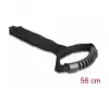 DeLOCK nešimo diržas su lipnia juostele L 560 x W 50 mm juodas 2 vnt.