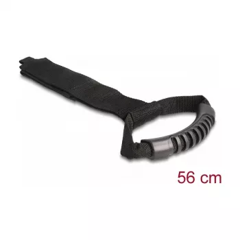 DeLOCK nešimo diržas su lipnia juostele L 560 x W 50 mm juodas 2 vnt.