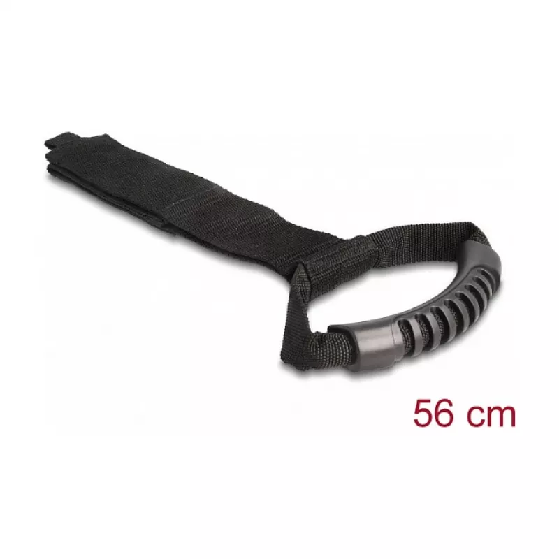 DeLOCK nešimo diržas su lipnia juostele L 560 x W 50 mm juodas 2 vnt.