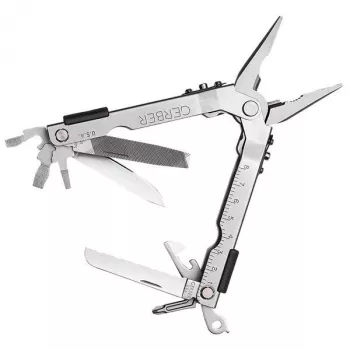 Gerber Industrial Multi-Plier 600 - Adatinė nerūdijančio plieno daugiafunkcinė replė