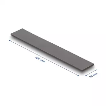 Termo padas DeLOCK 18478 3 W/m·K Pilka 20x120x3 mm
