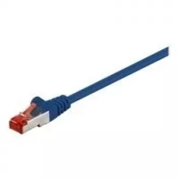 Wentronic Goobay Patch-Cable RJ-45 (M) - RJ-45 (M) 5,0m SFTP PiMF CAT 6 presuotas, be halogenų, mėlynas (68270)