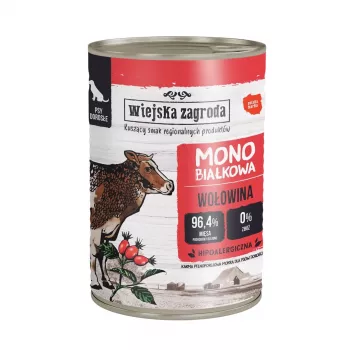 Šlapias šunų ėdalas Wiejskazagroda Monoprotein Line Kalakutiena su ėriena 800 g
