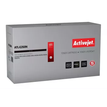 Kasetė ActiveJet, suderinama su Lexmark E260/E260A11E, juoda – 3500 puslapių