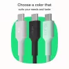 Laidas USB-C-USB-C PowerStream 100W pintas 1,2m baltas