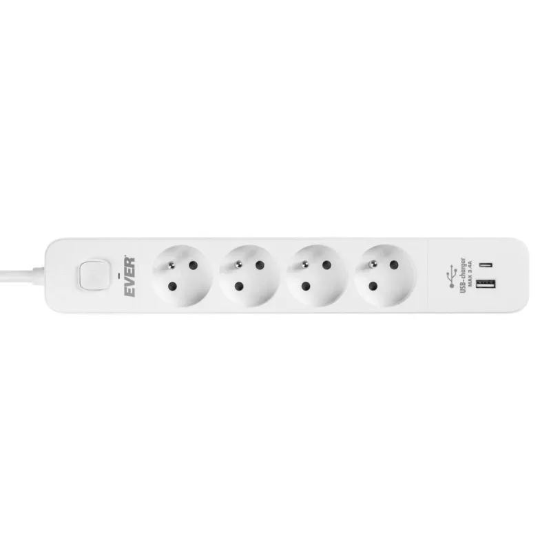 Apsauginis ilgintuvas PROTECT 4PL 1A1C USB T/LZ12-PRO015/1000