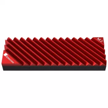 Jonsbo M.2-3 RED aušintuvas M.2 SSD – juodai raudonas 24.4mm 73mm 9.6mm