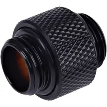 Alphacool HF dvigubas nipelio jungtis G1/4 AG į G1/4 AG 10mm - Deep Black (17215)