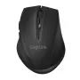 Logilink belaidė pelė BT5.0, ergonomiška, juoda