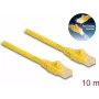 DeLOCK RJ45 kabelis Cat.6A U/UTP Fast Tracing 10 m geltonas