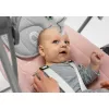 Lionelo OTTO COZY GREY kėdutė-lovytė kūdikiams – kompaktiška supimo kėdutė, minkšta sėdynė, saugos diržai