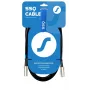 SSQ MIDI2 SS-1418 Laidas MIDI (5 kontaktų) - MIDI (5 kontaktų) 2 m Juodas