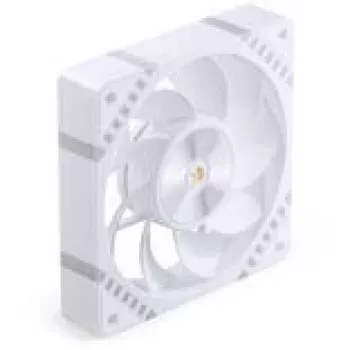 120 mm korpuso ventiliatorius Jonsbo HF2-120 White – atvirkštinė mentė, PWM, ARGB