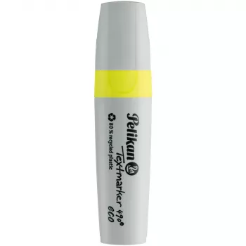 Žymeklis Pelikan Textmarker 490 eco marker kaltinis antgalis Geltona