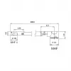 Koaksialinis kabelis DeLOCK 89650 0,4 m MHF I-PEX – MHF IV HSC MXHP32