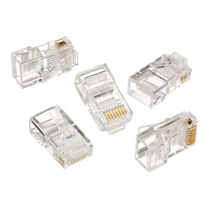 Modulinis kištukas 8P8C kietajam LAN kabeliui CAT5, UTP, 10 vnt. pakuotėje