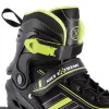 Nils Extreme NH18191 2IN1 riedučiai JUODA/LIME DYDIS L (39-43) su keičiamais ledo ritulio pačiūžų peiliukais