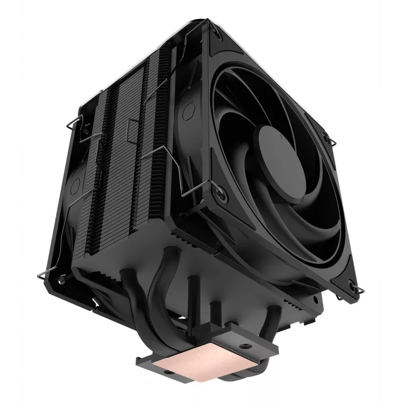 Oro procesoriaus aušintuvas Cooler Master V4 Alpha 3DHP, 120 mm ventiliatorius, LGA1700/AM5 suderinamas, juodas