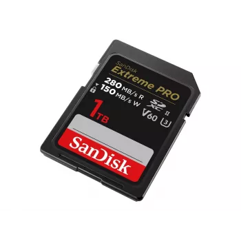 SanDisk Extreme Pro SDXC UHS-II atminties kortelė – 1TB, V60, U3, 10 klasė (SDSDXEP-1T00-GN4IN)