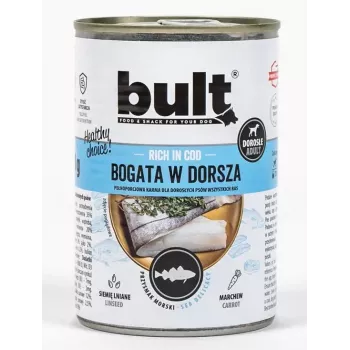Šlapi šunų ėdalai BULT Rich in cod 800 g pakelis