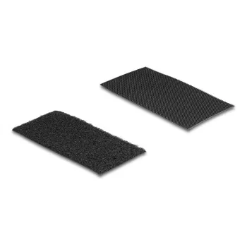 Laikiklis kabeliams DeLOCK 19105 Lipnus velcro kilpinis 100x50mm juodas 10 vnt.