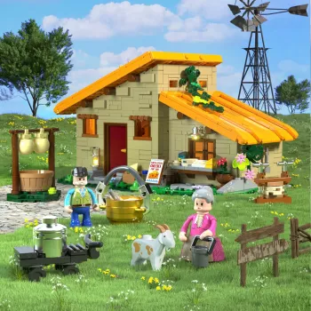 Lumibricks Ūkio Sūrio Namelio Konstruktorius