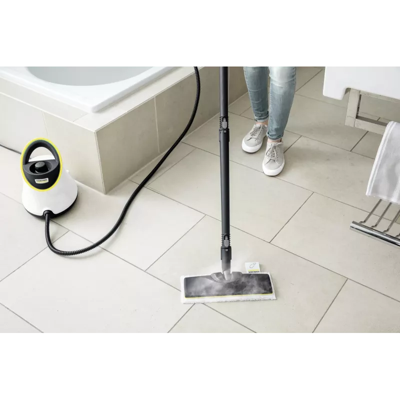 Garinis cilindrinis valytuvas Kärcher SC 2 Deluxe 1500 W, 1 l, 3,2 bar, reguliuojamas garas, 2,2 m žarna