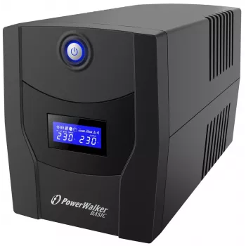 PowerWalker VI 1500 STL nepertraukiamo maitinimo šaltinis (UPS) Line-Interactive 1500 VA 900 W 4 kištukiniai lizdai