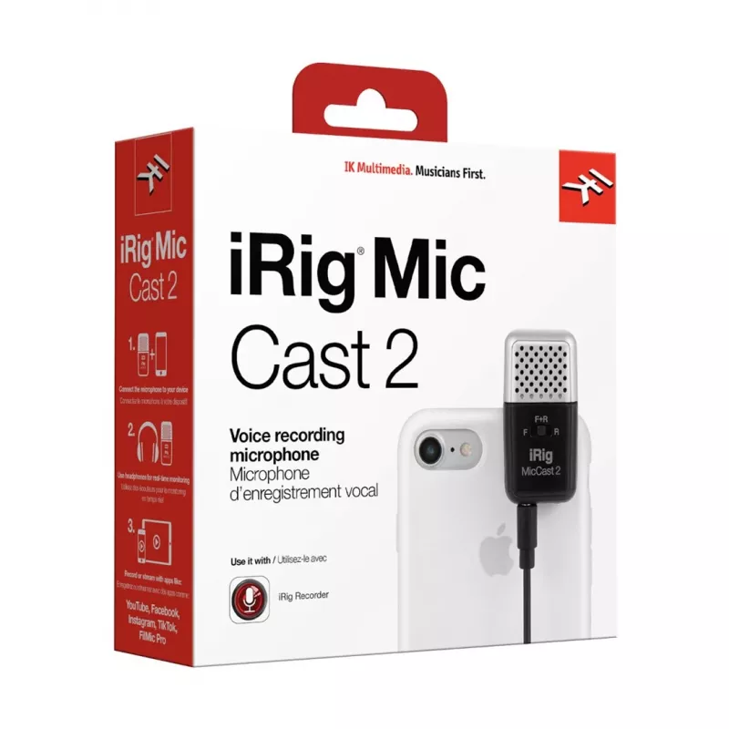 Mikrofonas IK Multimedia iRig Mic Cast 2