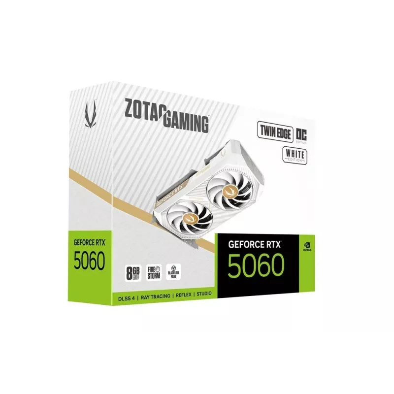 Vaizdo plokštė Zotac GAMING GeForce RTX 5060 Twin Edge OC White Edition 8GB GDDR7
