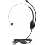 Manhattan Mono On-Ear ausinės su mikrofonu (USB), reguliuojama galvos juosta, 1,5 m laidas, 3 metų garantija