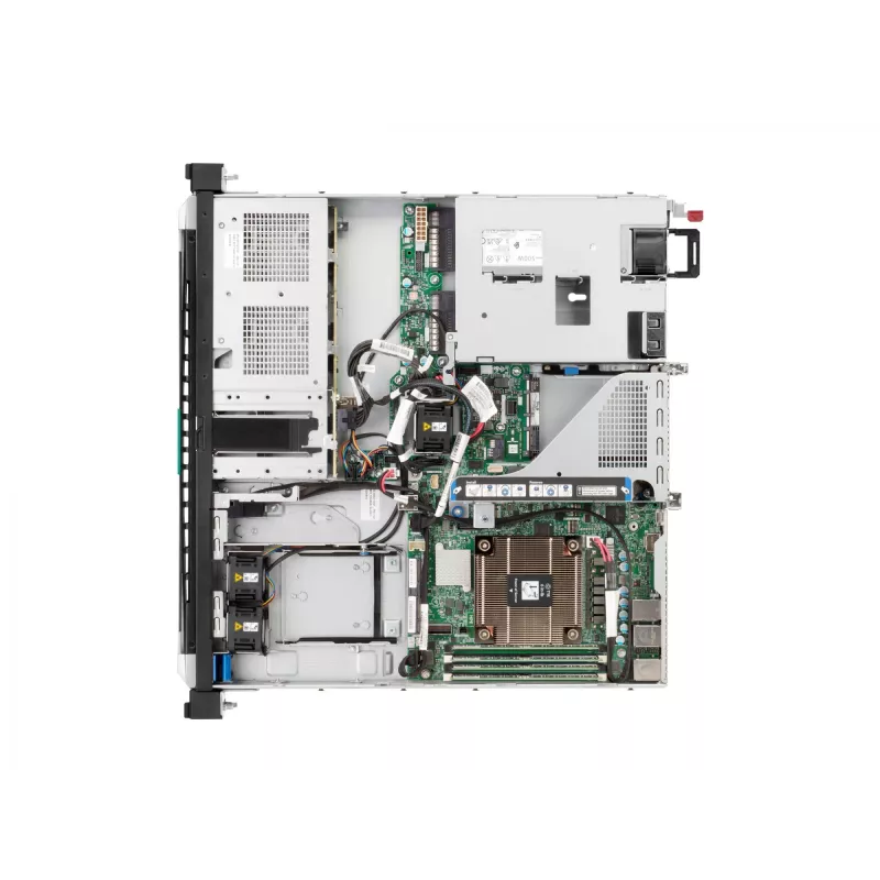 HPE ProLiant DL20 Gen11 serveris, stovo montavimas, 4U, 1 procesorius, Xeon 6325P / 3,5 GHz, 32 GB RAM, SATA/SAS/NVMe, karštai keičiami 2,5 colio diskai (P87465-425)