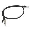 Patchcord Cat.5e 0,5 m UTP juodas
