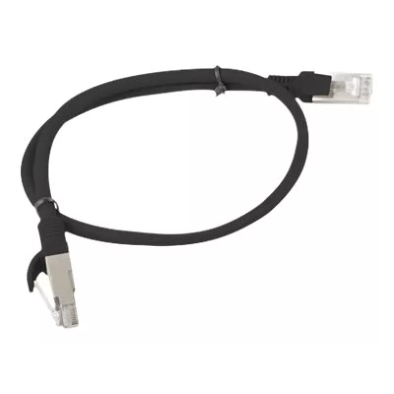 Patchcord Cat.5e 0,5 m UTP juodas