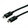 USB C laidas ROLINE 11.02.9046 1m USB 3.2 Gen 1 USB C juodas