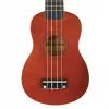 Sopraninė ukulelė SUPRIMO UK21 21 colio – liepmedžio korpusas, 12 griovelių, 4 nailono stygos, tamsaus medžio apdaila