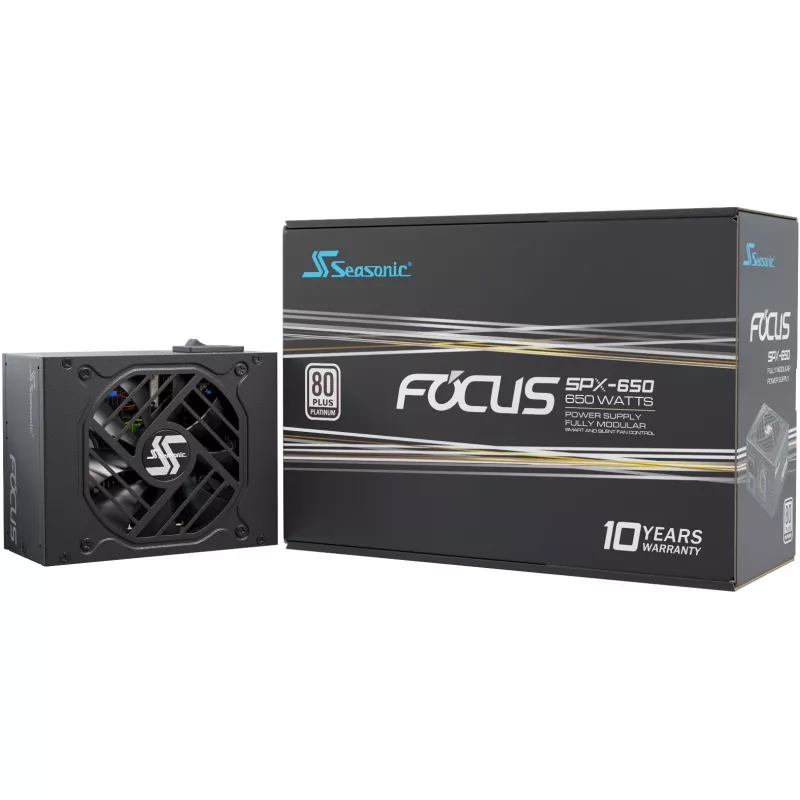 Seasonic FOCUS-SPX-650 maitinimo blokas 650 W 20+4 pin ATX CFX juodas