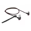 USB laidas DeLOCK EASY-USB 2.0 Type-A vyriškas į Type-C vyriškas kampuotas 0,5 m juodas