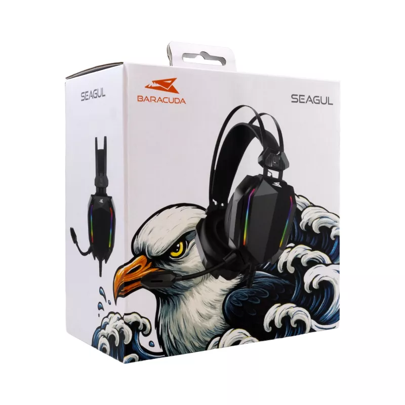 Ausinės Baracuda BGH-041 Seagul Black