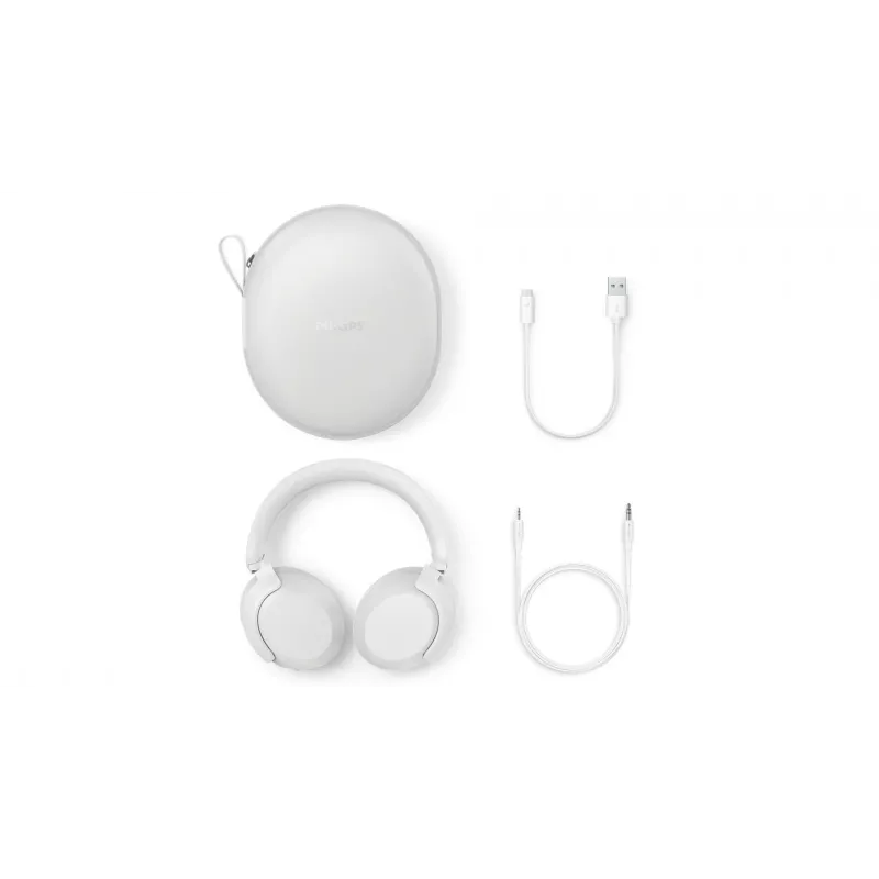 Philips TAH8000EWT/00 belaidės ausinės su mikrofonu, balta