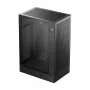 PC korpusas DeepCool CH170 PLUS Tower Black – mikro-ATX/mini-ITX, grūdintas stiklas, USB-C, viršuje montuojamas maitinimo šaltinis