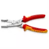 Kabelių nuėmiklis Knipex 13 76 200 ME, 6 mm, nerūdijantis plienas, raudona/geltona